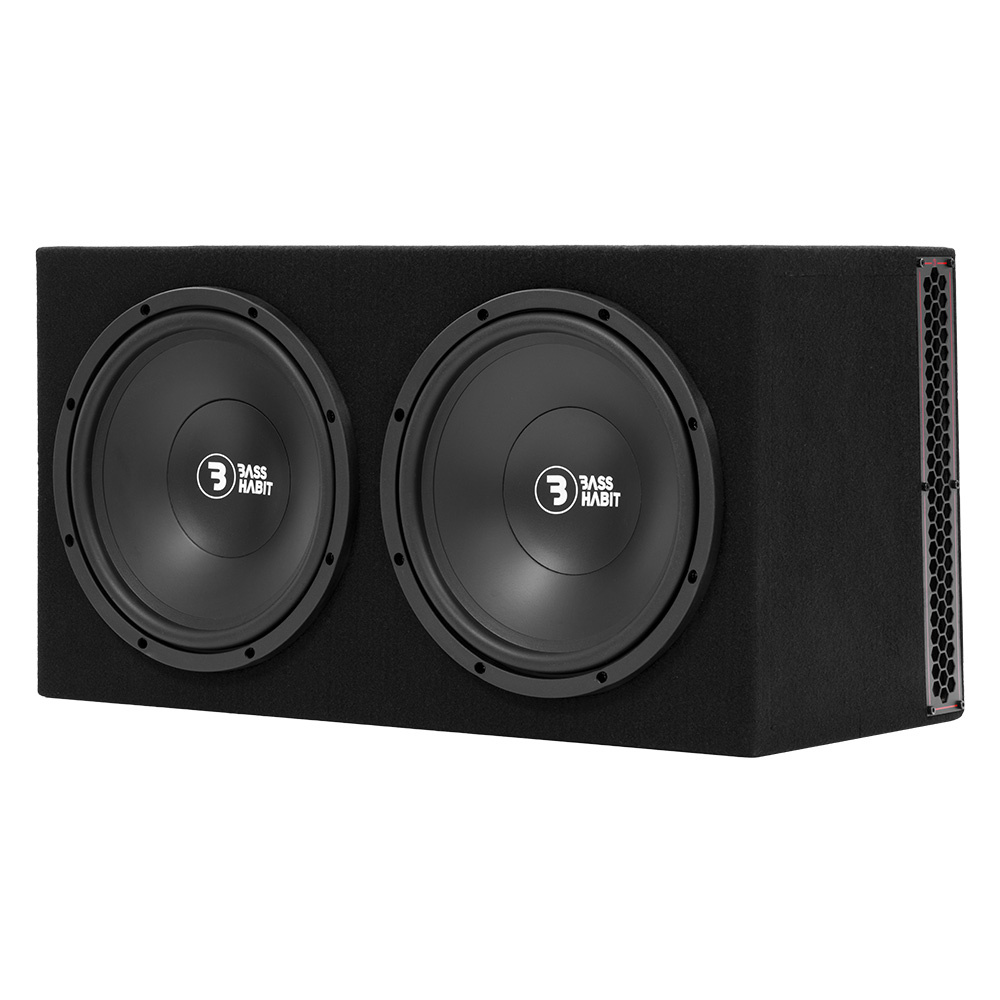 Bass Habit Play PL212A, preisgünstiger aktiver 2x12-Zoll-Subwoofer