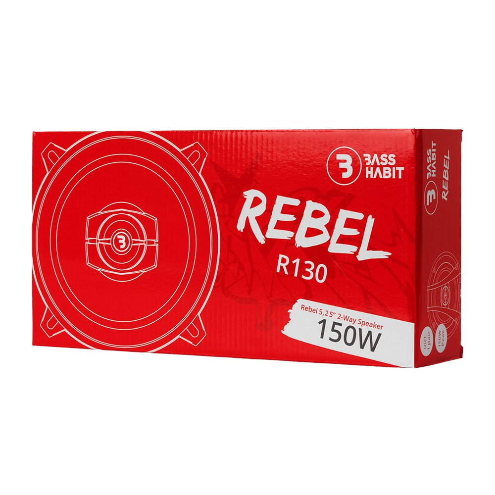 Bass Habit Rebel R130, preisgünstige 5,25-Zoll-Koaxiallautsprecher