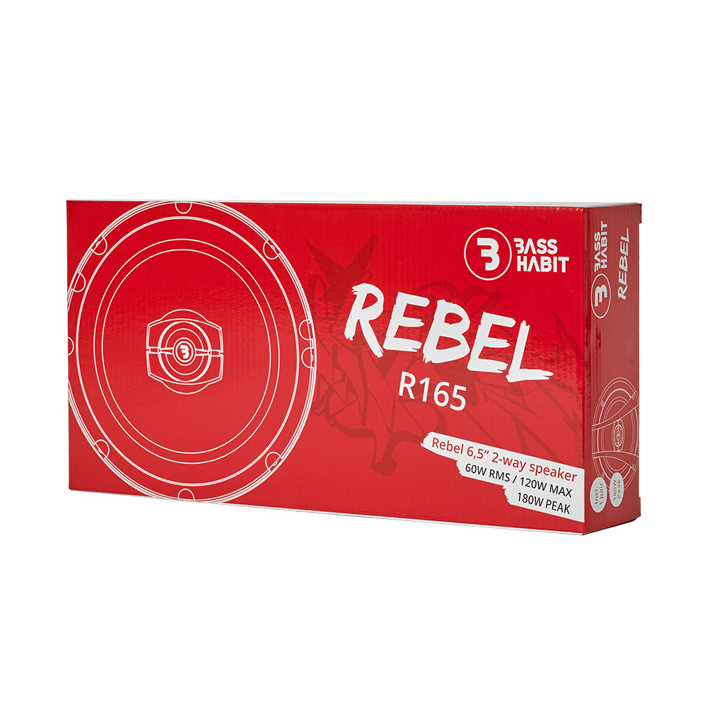 Bass Habit Rebel R165, preisgünstige 6,5-Zoll-Koaxiallautsprecher