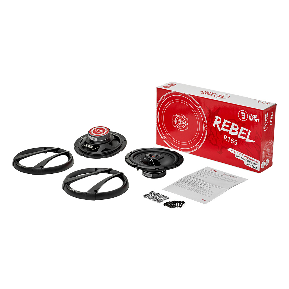 Bass Habit Rebel R165, preisgünstige 6,5-Zoll-Koaxiallautsprecher