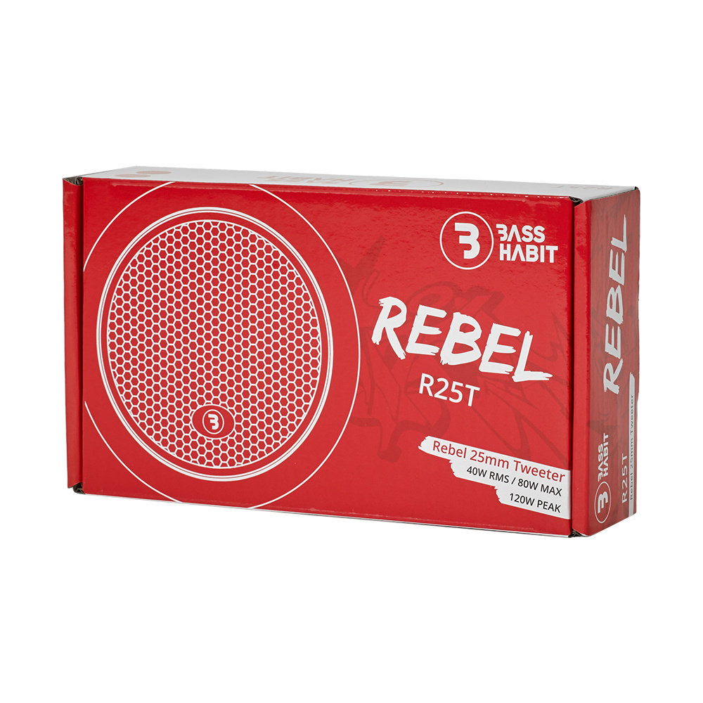 Bass Habit Rebel R25T, preisgünstiger 1-Zoll-Hochtöner