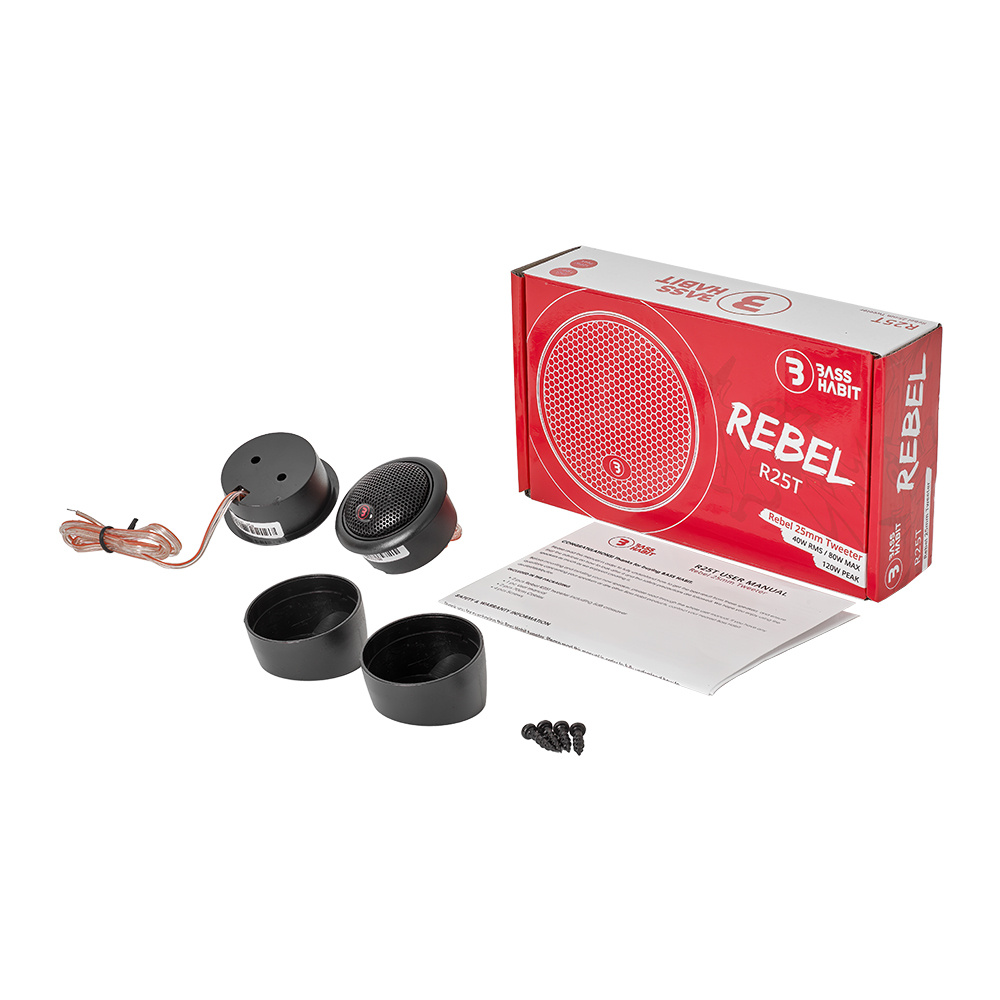 Bass Habit Rebel R25T, preisgünstiger 1-Zoll-Hochtöner
