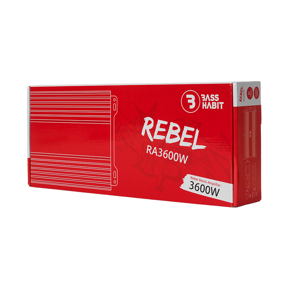 Bass Habit Rebel RA3600W, Monoblock