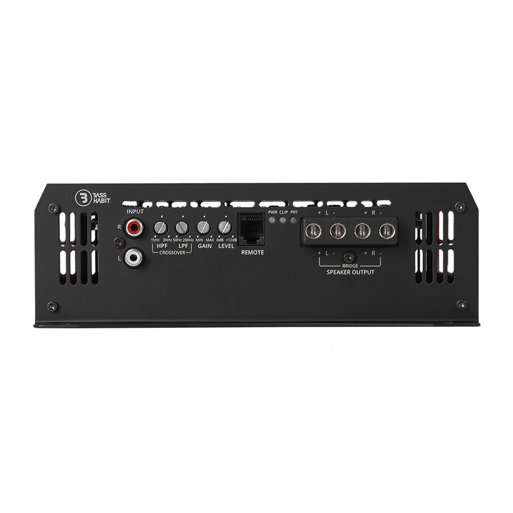 Bass Habit SPL ELITE 850.2DF, stromstarke Zweikanal-Endstufe