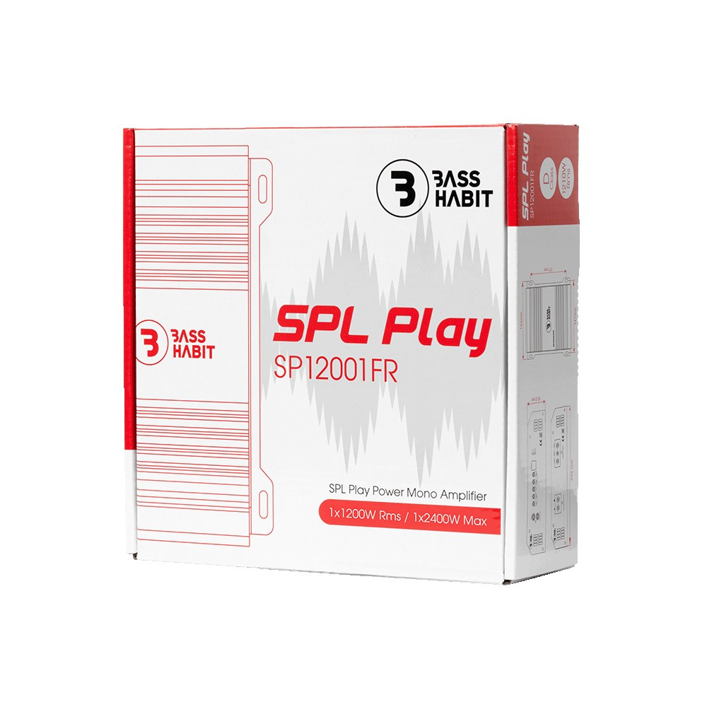 Bass Habit SPL Play SP12001FR, Monoblock