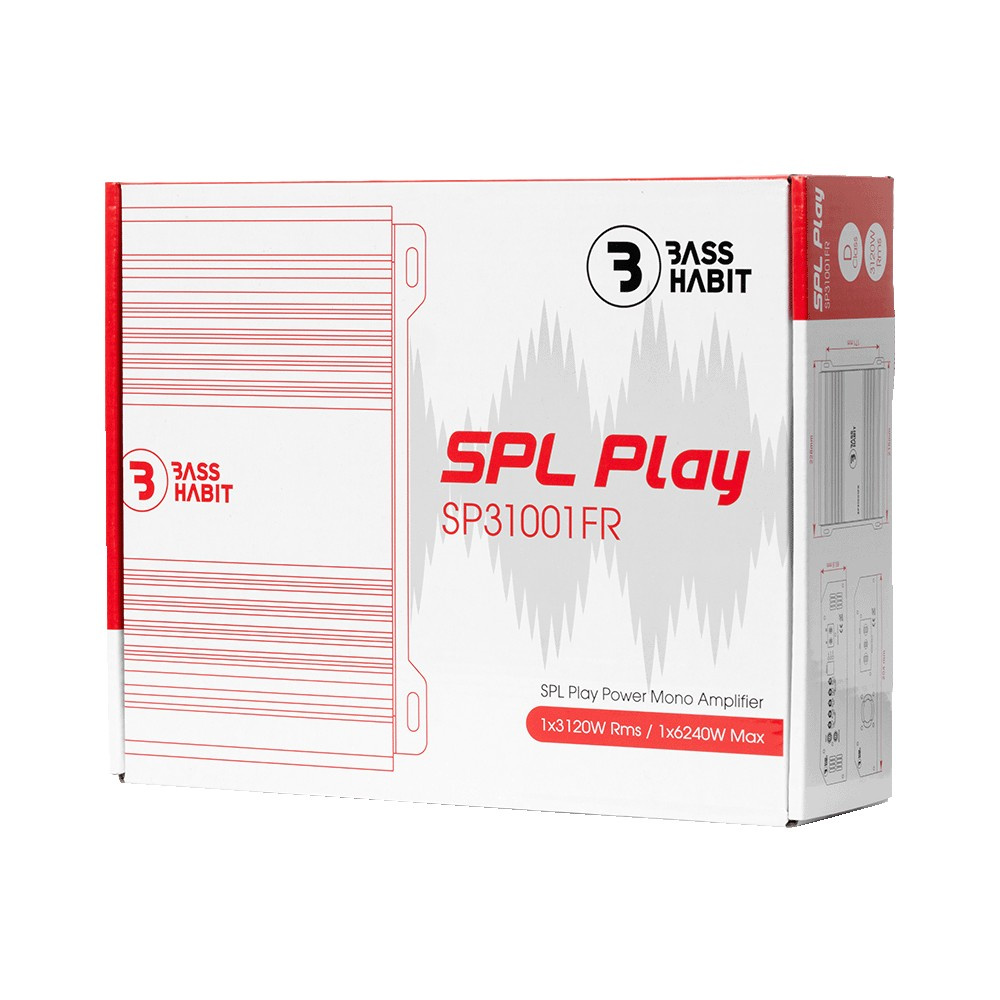 Bass Habit SPL Play SP31001FR, Monoblock