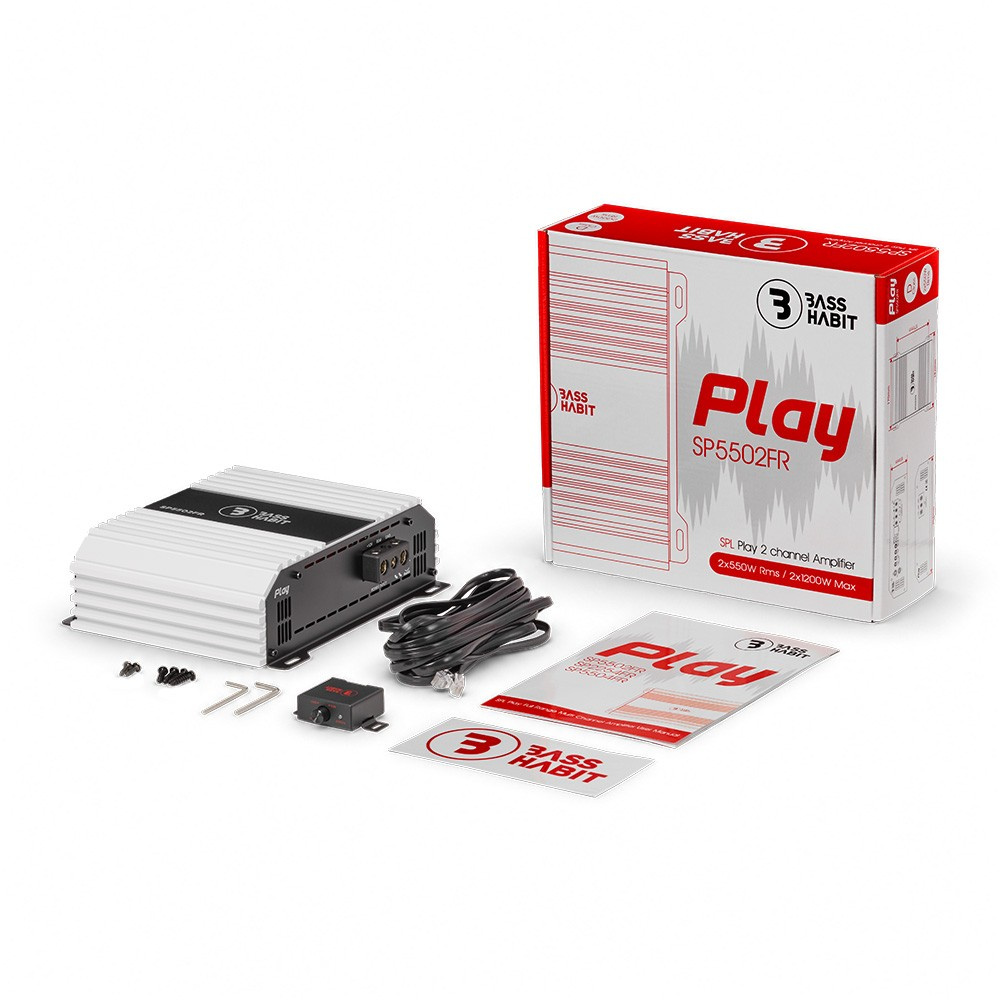 Bass Habit SPL Play SP5502FR, zweikanalige Endstufe
