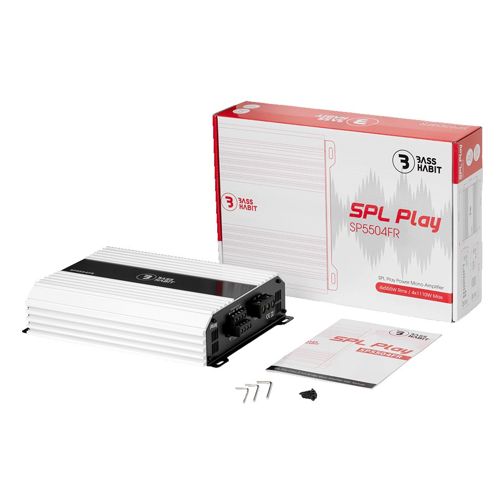 Bass Habit SPL Play SP5504FR, 4-Kanal-Verstärker