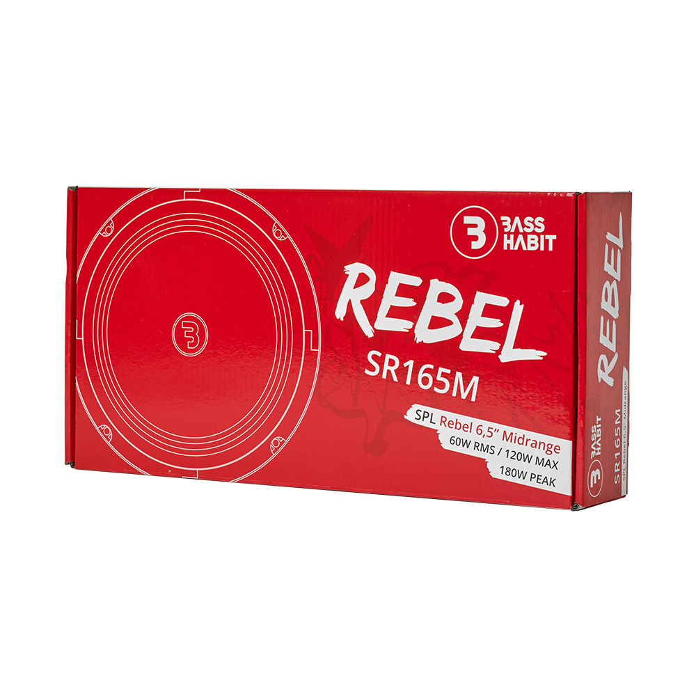 Bass Habit Rebel SR165M, 6,5-Zoll-Mitteltieftöner