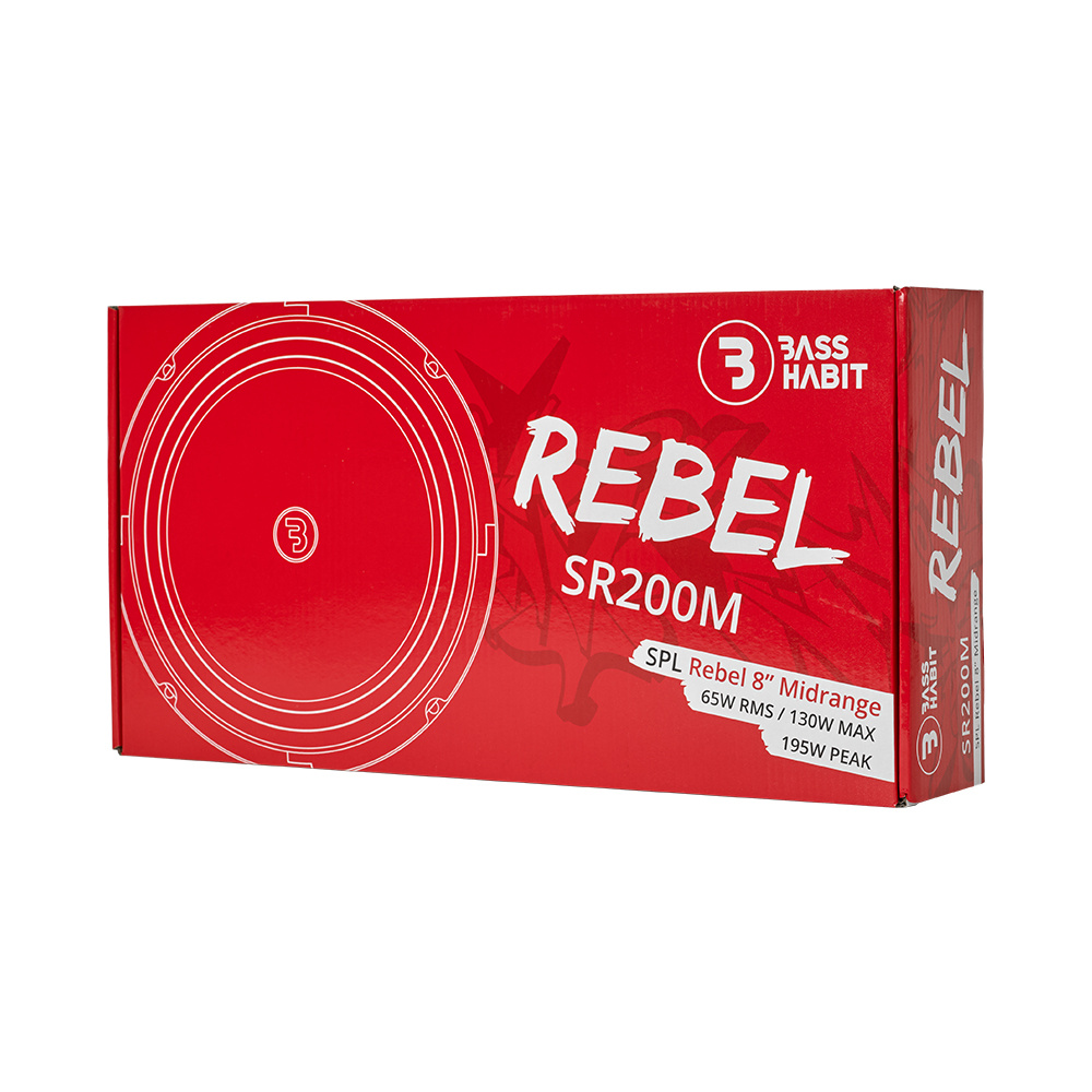 Bass Habit Rebel SR200M, 8-Zoll-Mitteltieftöner