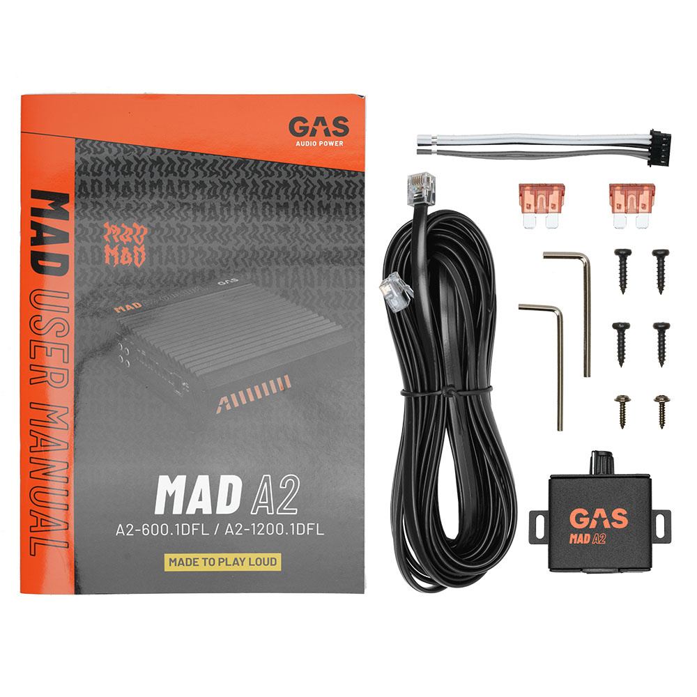 GAS MAD A2-600.1DFL, starkes Monoblock