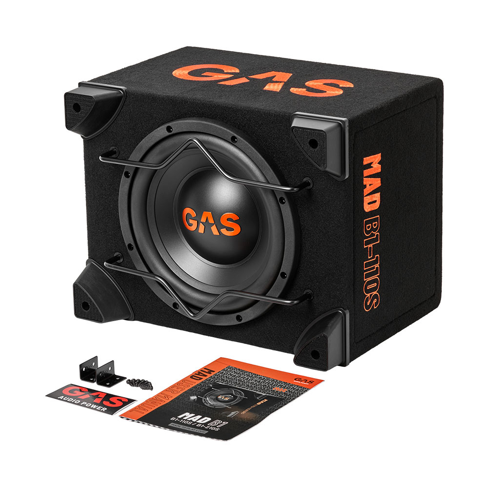 GAS MAD B1-110S, geschlossene 1x10-Zoll-Bassbox