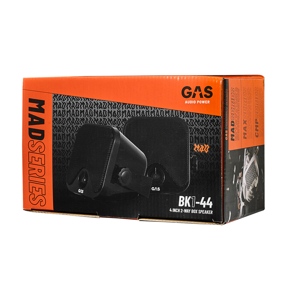 GAS MAD BK1-44, 4-Zoll-2-Wege-Gehäuselautsprecher