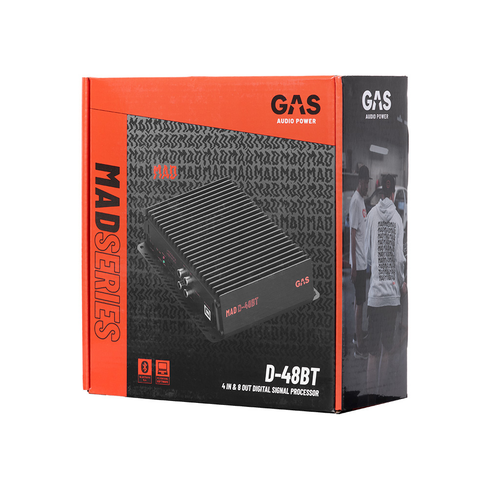 GAS MAD D-48BT, 8-Kanal-DSP mit Bluetooth