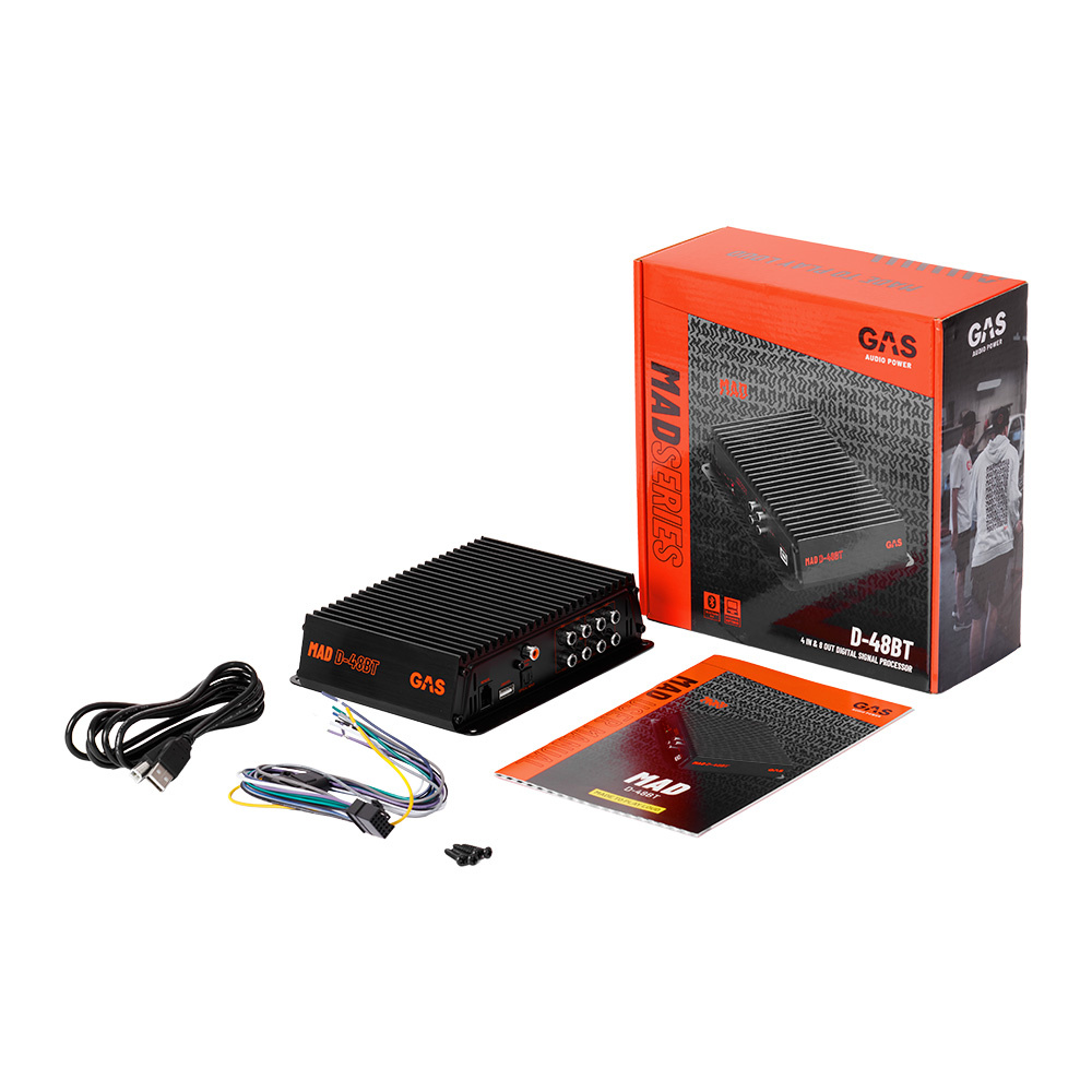 GAS MAD D-48BT, 8-Kanal-DSP mit Bluetooth