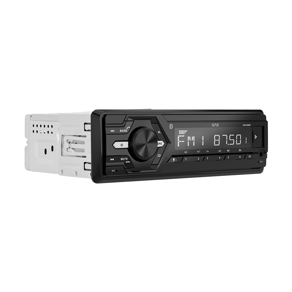 GAS MAD M100-BT, Autoradio mit Bluetooth, AUX, USB und 2 Paar Line-Ausgängen