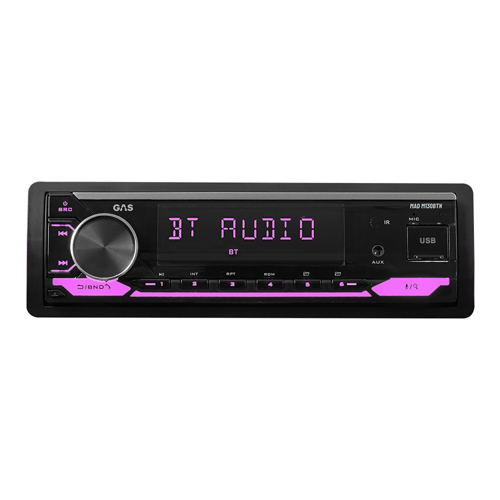 GAS MAD M130-BTN Autoradio mit Bluetooth, DSP und 3 Paar Line-Ausgängen