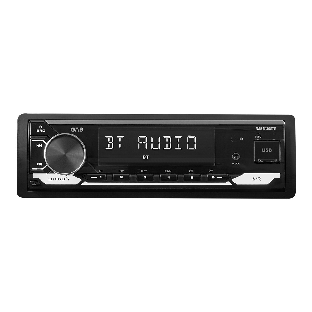 GAS MAD M130-BTN Autoradio mit Bluetooth, DSP und 3 Paar Line-Ausgängen