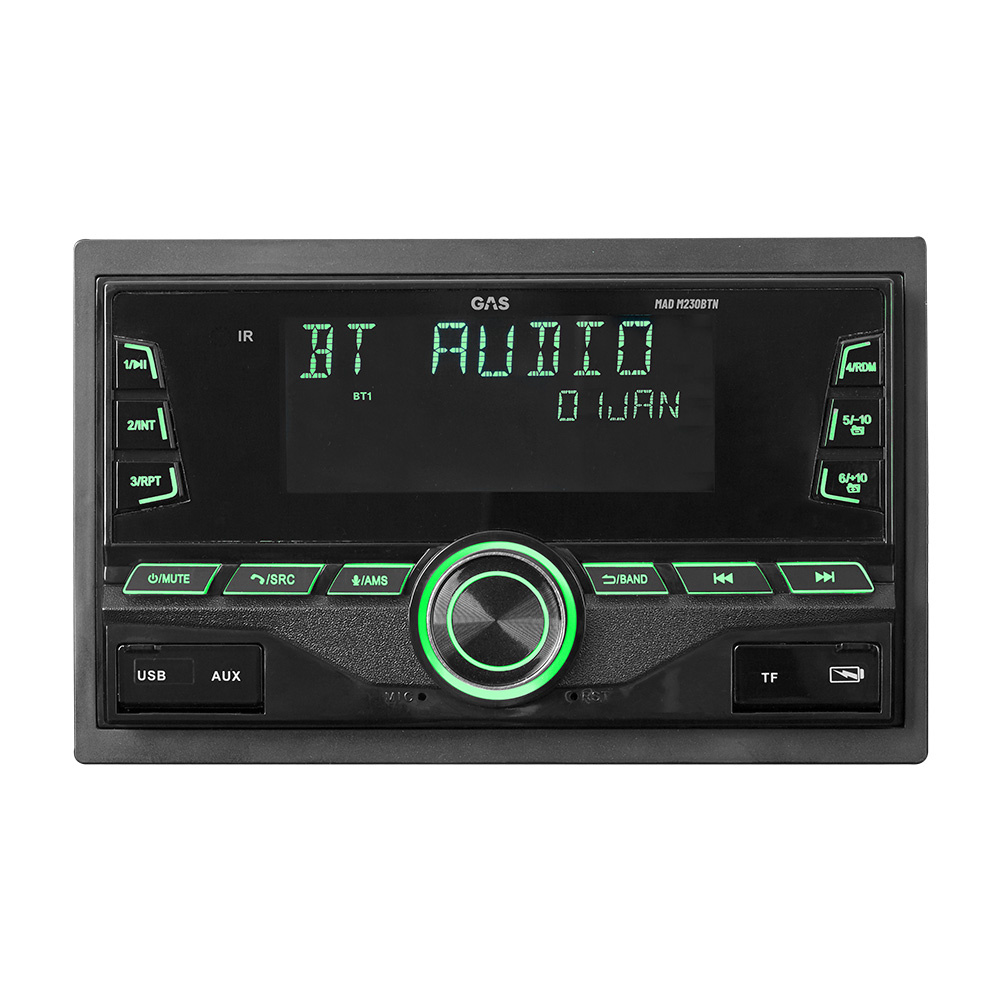 GAS MAD M230-BTN Doppel-DIN mit Bluetooth, DSP und 3 Paar Line-Ausgängen