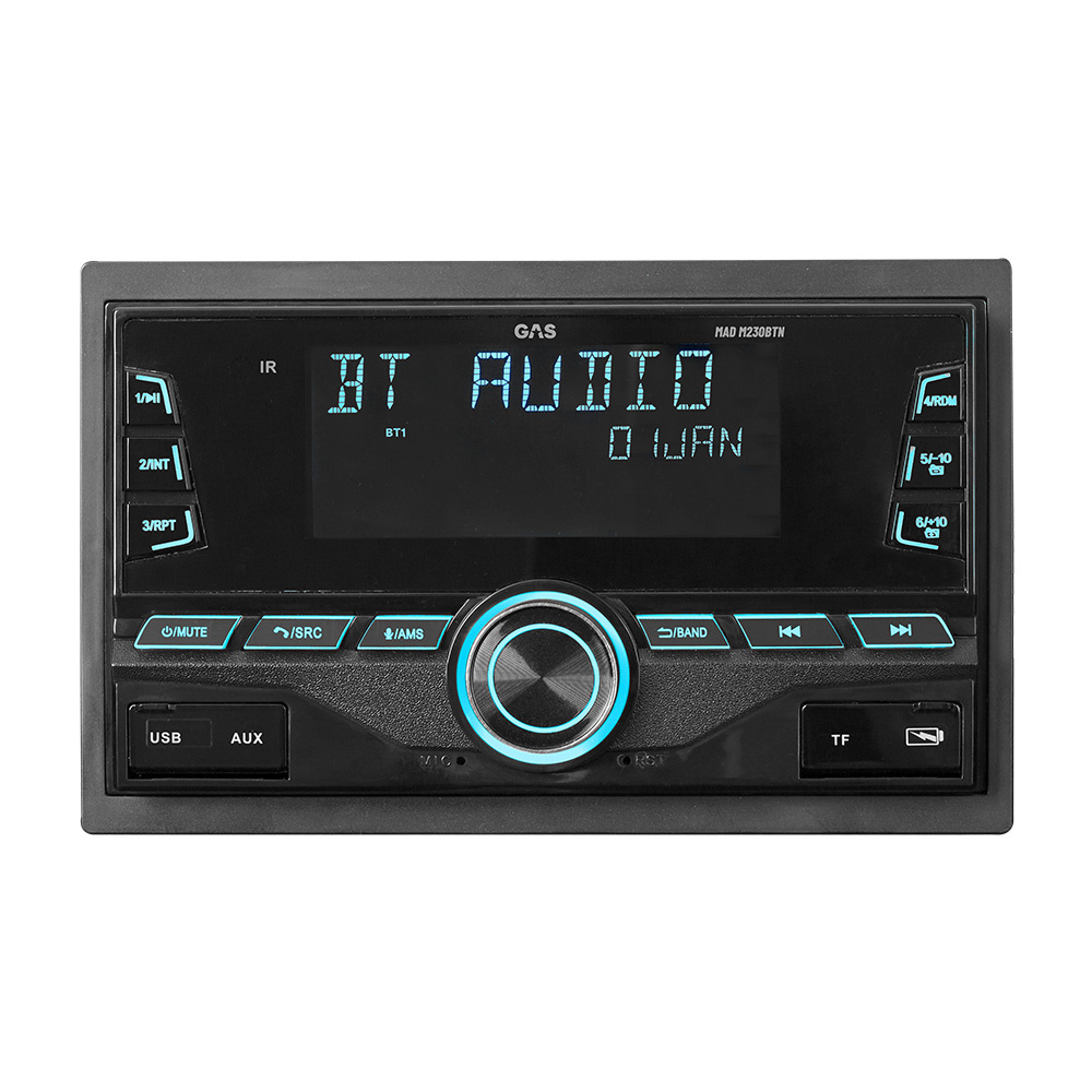 GAS MAD M230-BTN Doppel-DIN mit Bluetooth, DSP und 3 Paar Line-Ausgängen