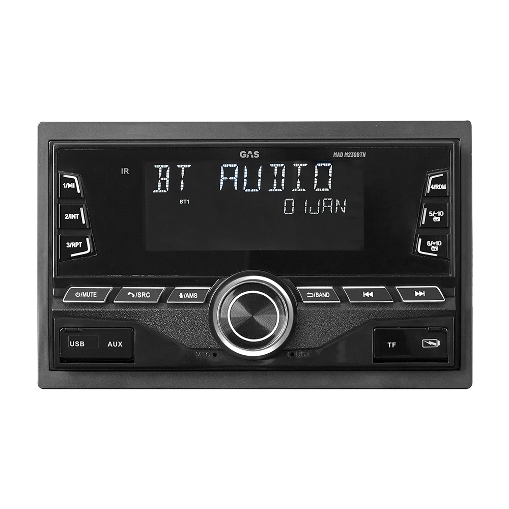 GAS MAD M230-BTN Doppel-DIN mit Bluetooth, DSP und 3 Paar Line-Ausgängen