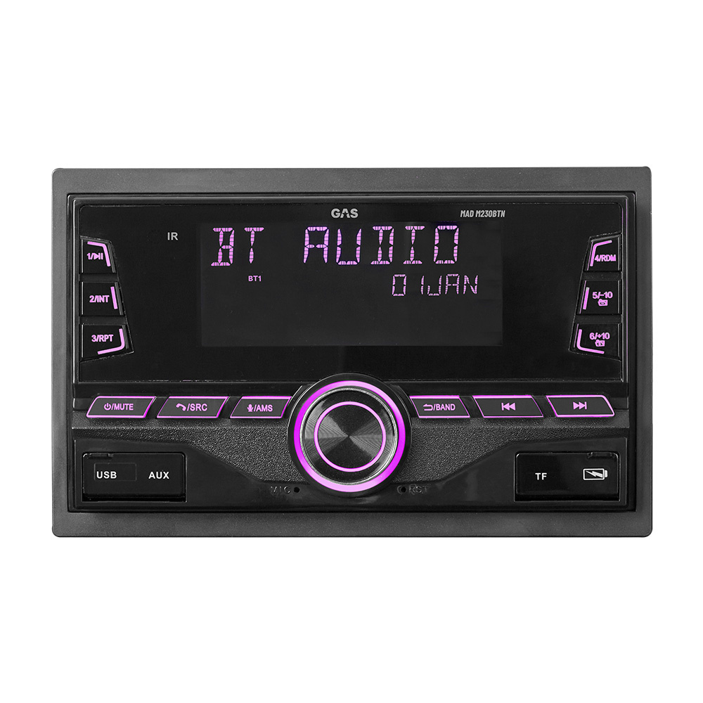 GAS MAD M230-BTN Doppel-DIN mit Bluetooth, DSP und 3 Paar Line-Ausgängen