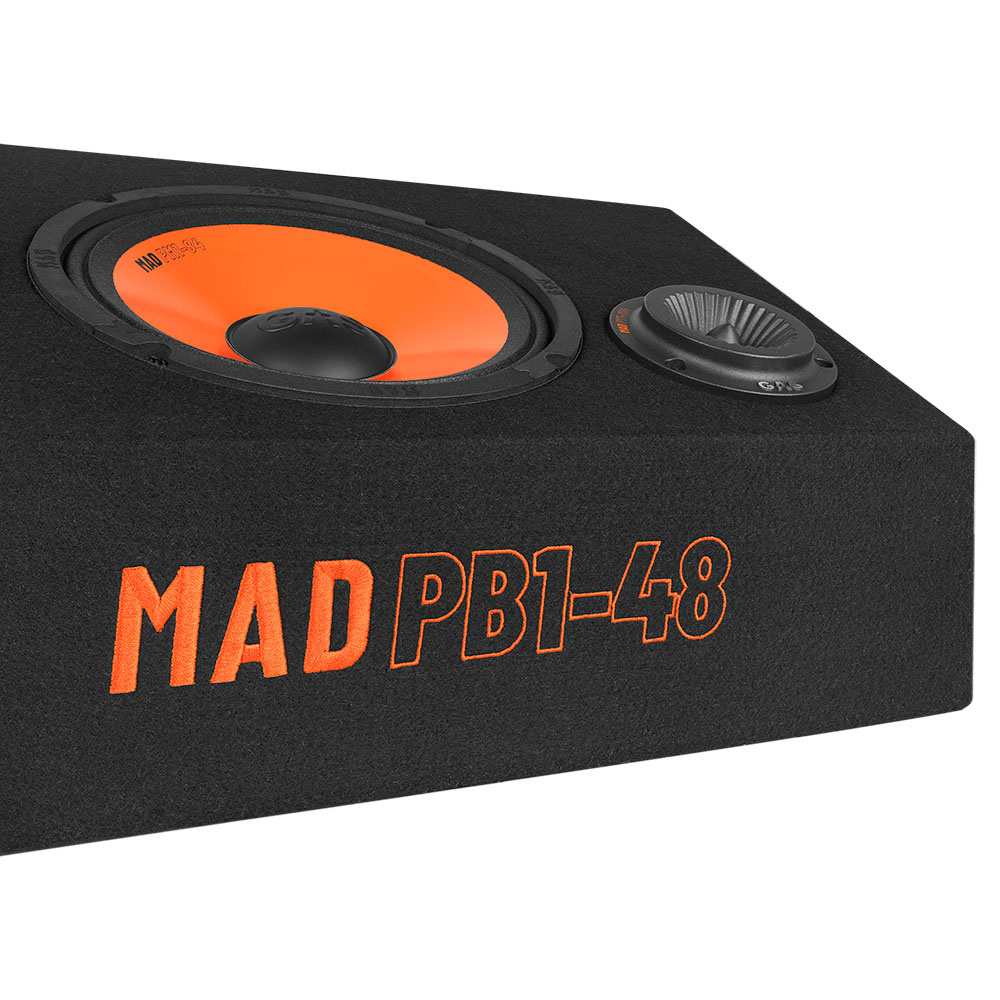 GAS MAD PB1-48, 8-Zoll-Midbässe in fertig montierter Raggarplanka