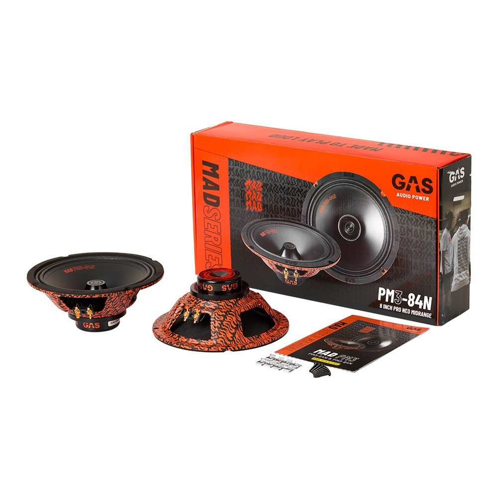 GAS MAD PM3-84N, 8-Zoll Neo-Midbass