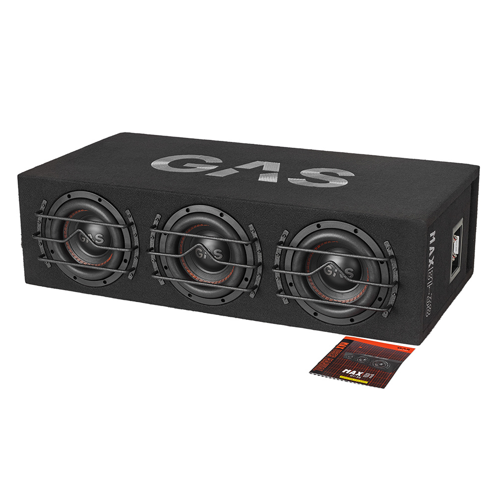 GAS MAX B1-38, wirklich schweres 3x8-Zoll-Subwoofergehäuse