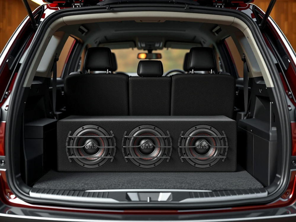GAS MAX B1-38, wirklich schweres 3x8-Zoll-Subwoofergehäuse