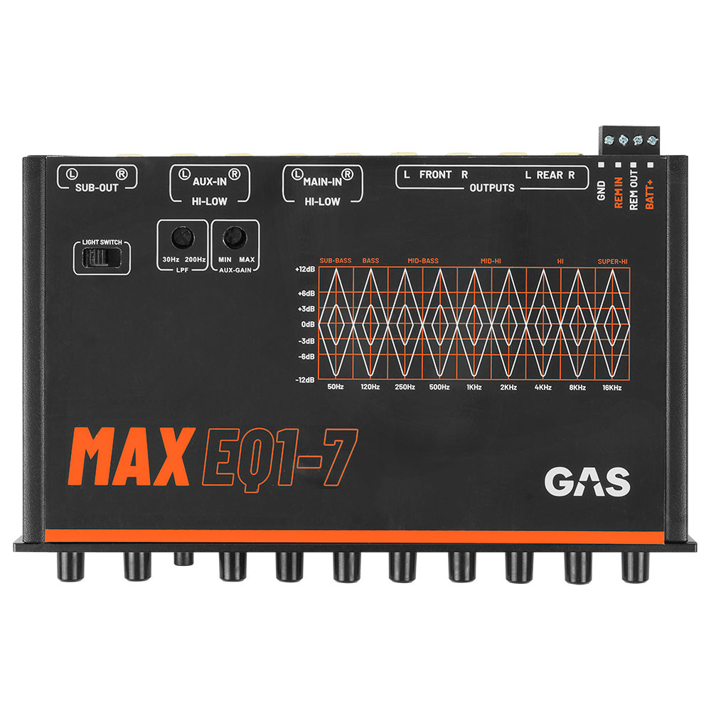 GAS MAX EQ1-7, 7-Band-Analog-Equalizer