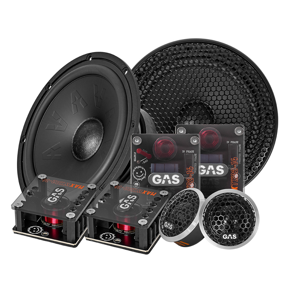 GAS MAX K2-64, klangstarkes 6,5-Zoll-Komponentensystem