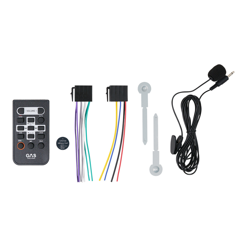 GAS MAX M140-BTX Autoradio mit Bluetooth, 32-Bit-DSP und 3 Paaren (4V) Vorverstärkerausgängen