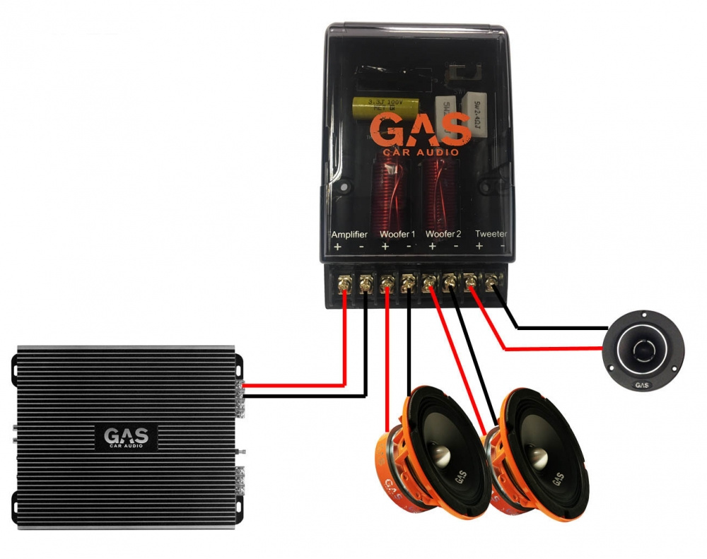 GAS PSX2 2-Wege-Frequenzweiche
