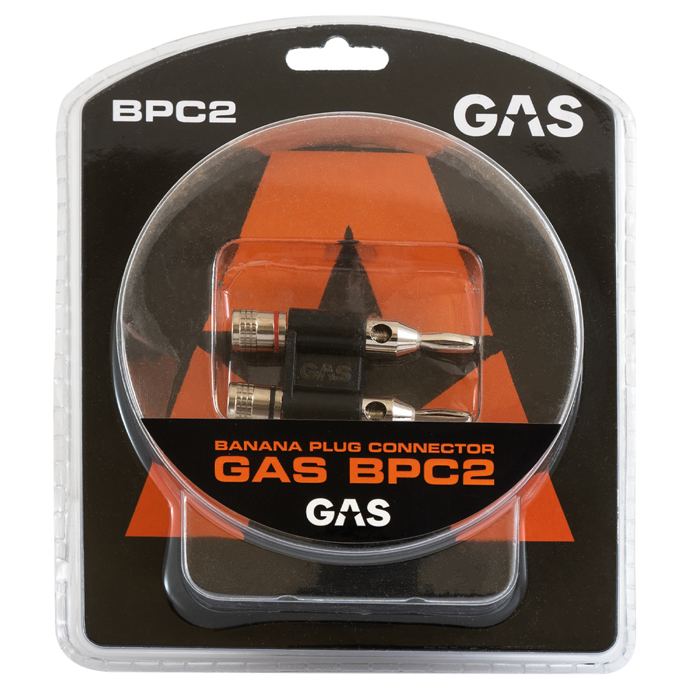 GAS Bananenstecker, für Lautsprecherkabel bis 4mm²