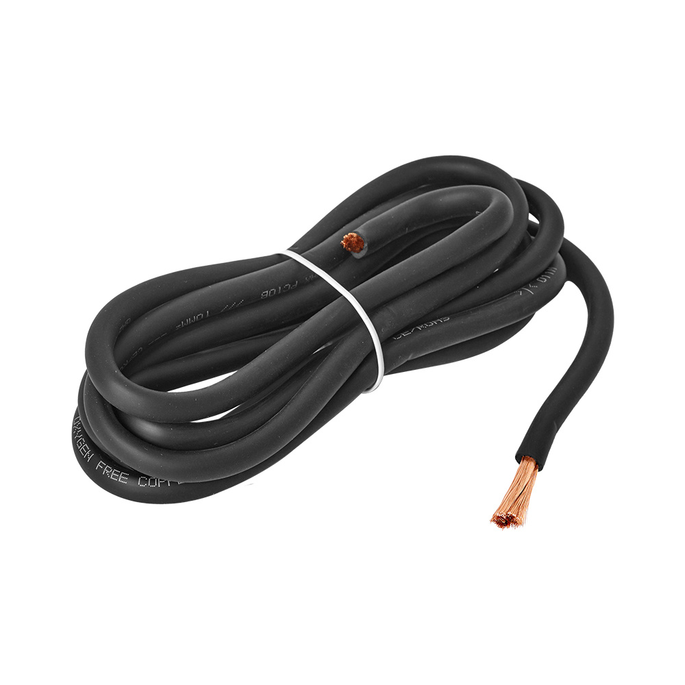 GAS MAX schwarzes 10mm² OFC-Stromkabel, 2 Meter