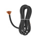 GAS MAX schwarzes 10mm² OFC-Stromkabel, 2 Meter GAS MAX schwarzes 10mm² OFC-Stromkabel, 2 Meter