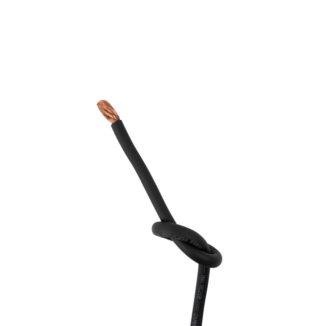 GAS MAX schwarzes 10mm² OFC-Stromkabel, Preis pro Meter