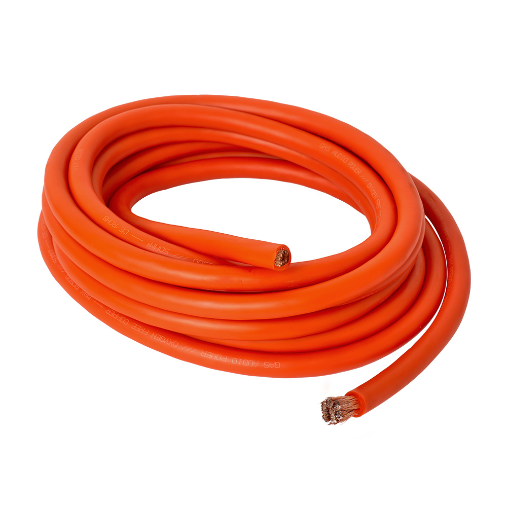 GAS MAX orange OFC-Stromkabel 50mm², 6 Meter