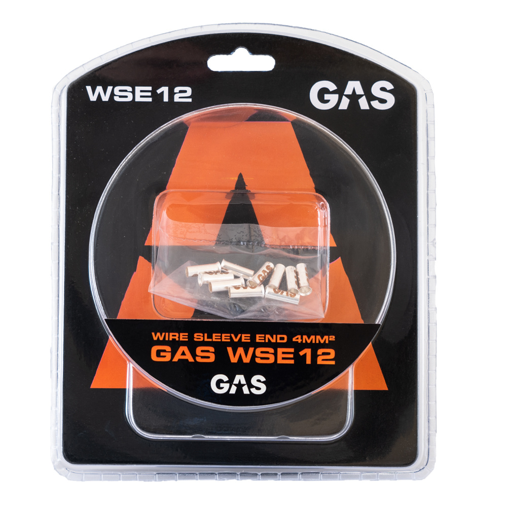 GAS 10er-Pack Endhülsen/Kabelhülsen, 4mm²-Kabel