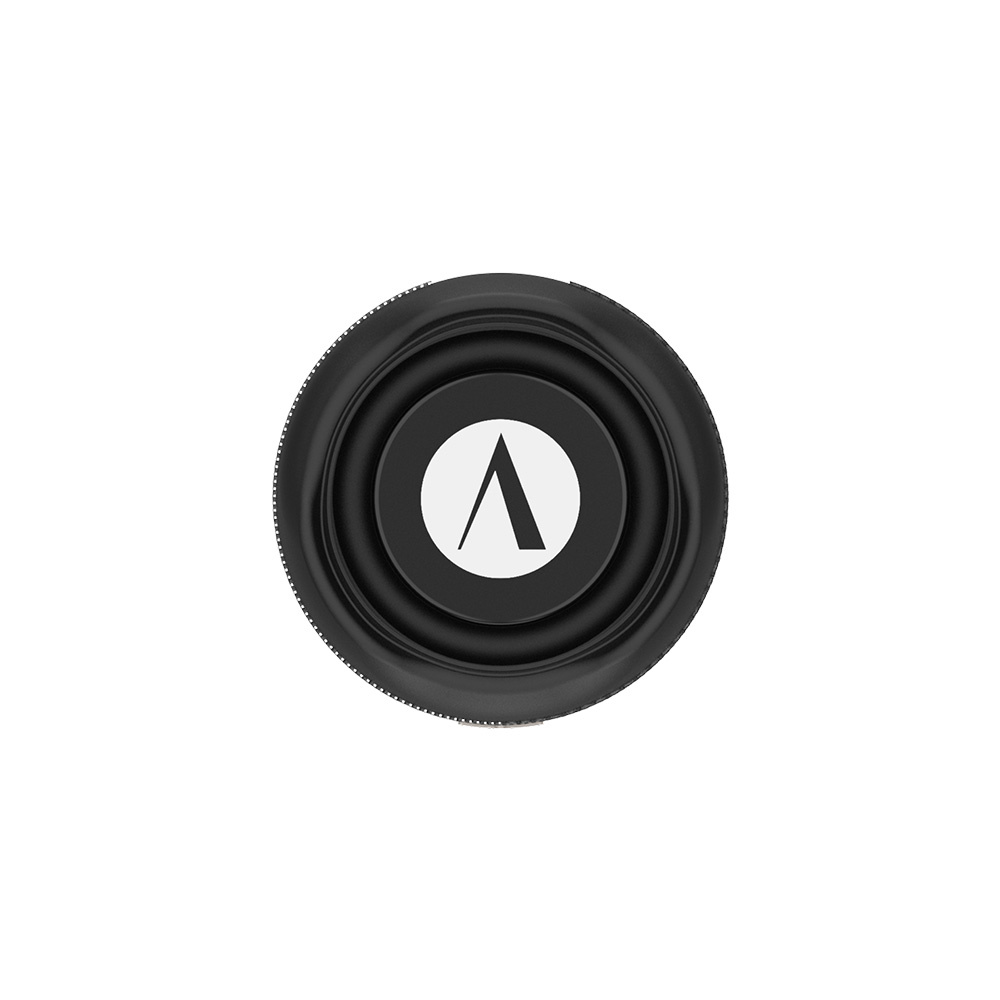 Arcsound EDGE leistungsstarker tragbarer Lautsprecher mit Bluetooth, schwarz