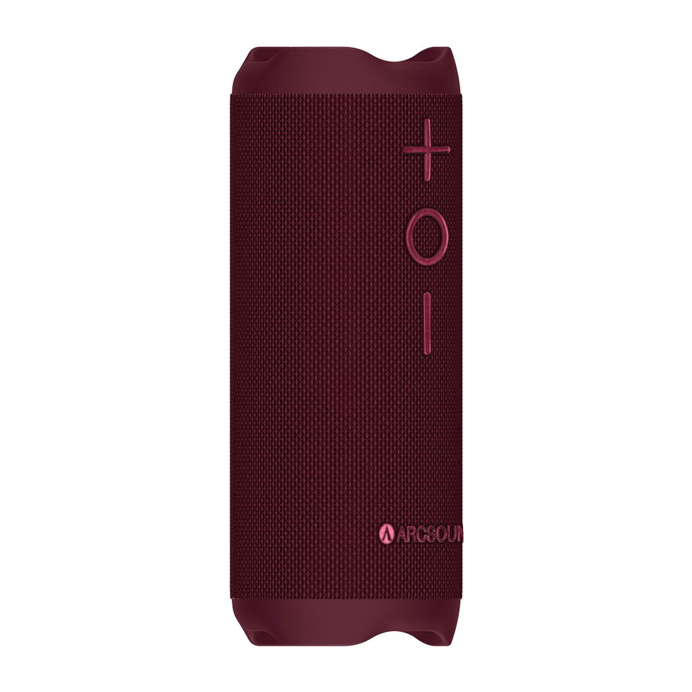 Arcsound EDGE Ruby Red leistungsstarker tragbarer Lautsprecher mit Bluetooth