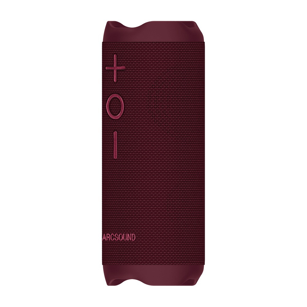 Arcsound EDGE Ruby Red leistungsstarker tragbarer Lautsprecher mit Bluetooth