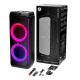 Arcsound HAZE XXL, schwerer Partylautsprecher mit kabellosem Mikrofon und Bluetooth Arcsound HAZE XXL, schwerer Partylautsprecher mit kabellosem Mikrofon und Bluetooth