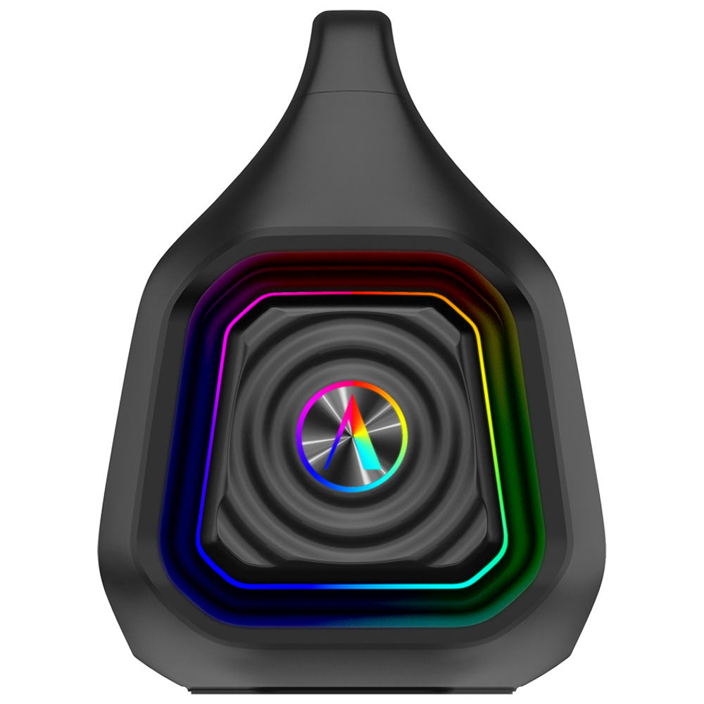 Arcsound STEAM leistungsstarker tragbarer Partylautsprecher mit Bluetooth, schwarz