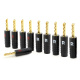 Proson Arctic Bananenstecker mit Metallgehäuse, 10er-Pack Proson Arctic Bananenstecker mit Metallgehäuse, 10er-Pack