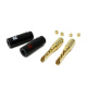 Proson Arctic Bananenstecker mit Metallgehäuse, 4er-Pack Proson Arctic Bananenstecker mit Metallgehäuse, 4er-Pack