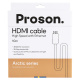 Proson Arctic HDMI-Kabel 4K, 10 Meter Proson Arctic HDMI-Kabel 4K, 10 Meter
