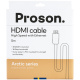Proson Arctic HDMI-Kabel 4K, 5 Meter Proson Arctic HDMI-Kabel 4K, 5 Meter