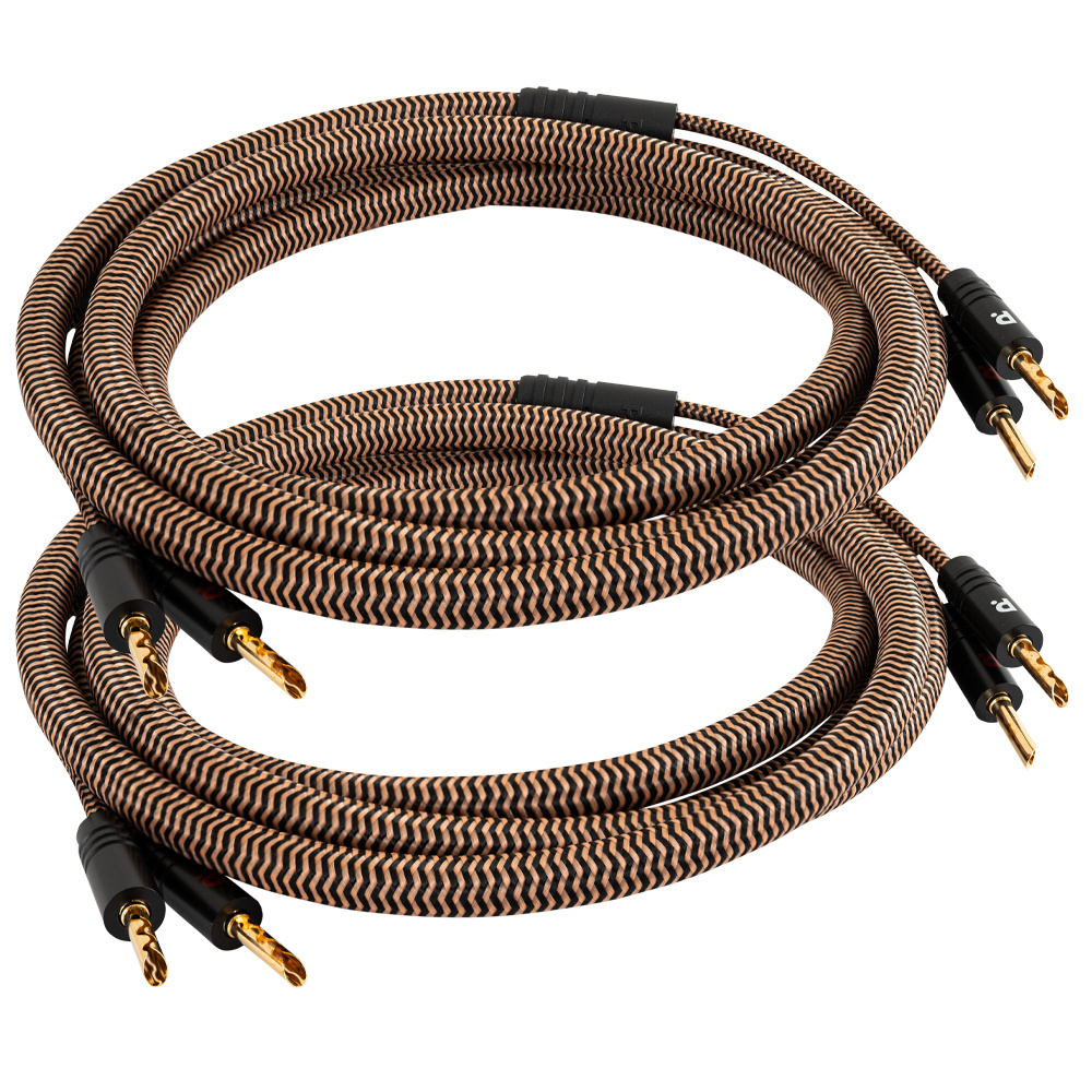 Proson Arctic 2x2,5 Meter konfektioniertes Lautsprecherkabel